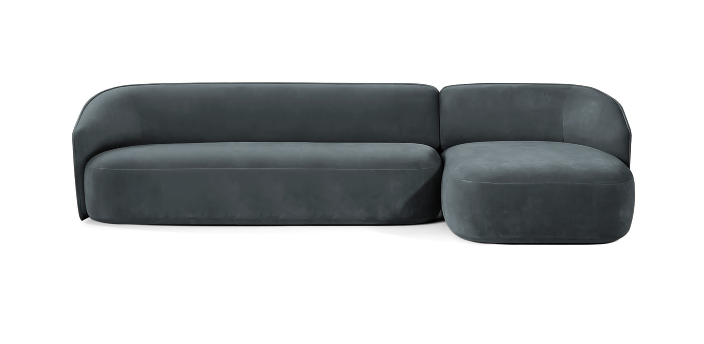 Juno 305 Velvet L-Shape Sofa