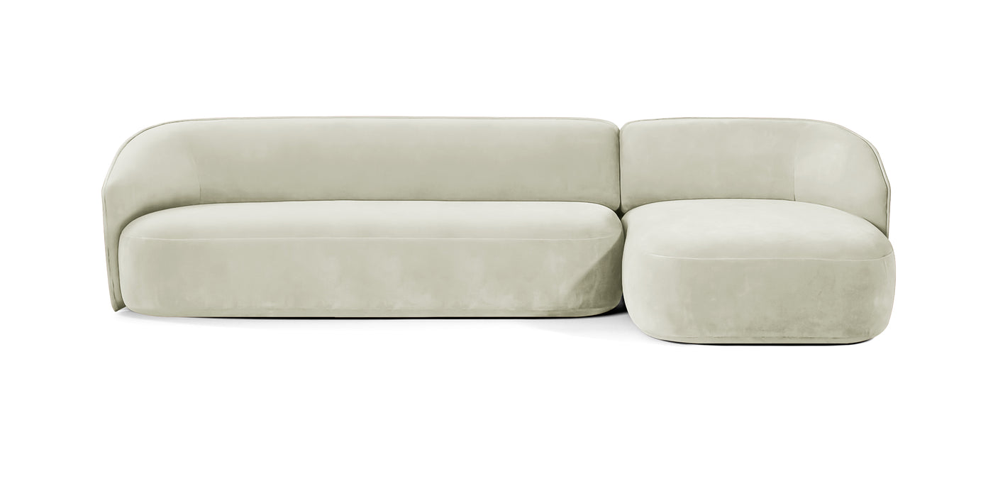 Juno 305 Velvet L-Shape Sofa