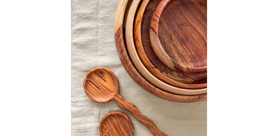 Oval Salad Bowl Set