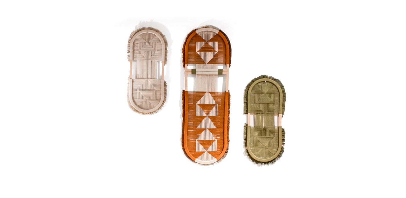 Geo 2 Set Macrame Wall Hanging