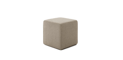 Kube Linen Pouf
