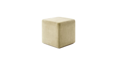 Kube Velvet Pouf