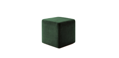 Kube Velvet Pouf