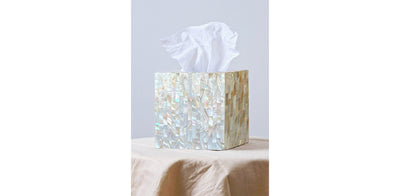 All Pearly Square Tissue Box