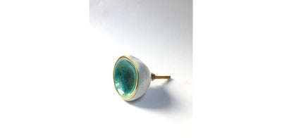 Turquoise Sizzle Shade Knob