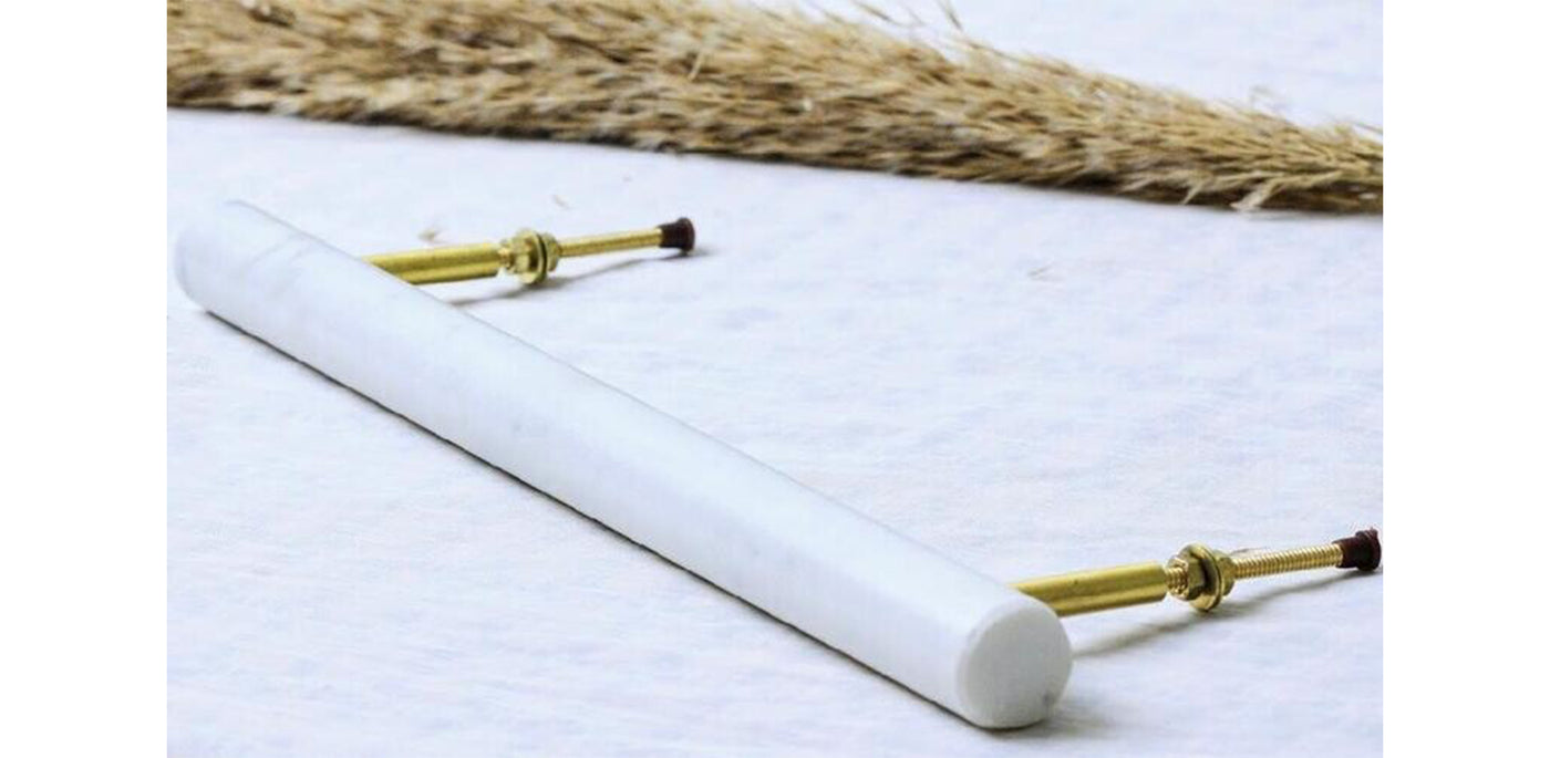 White Marble Handle