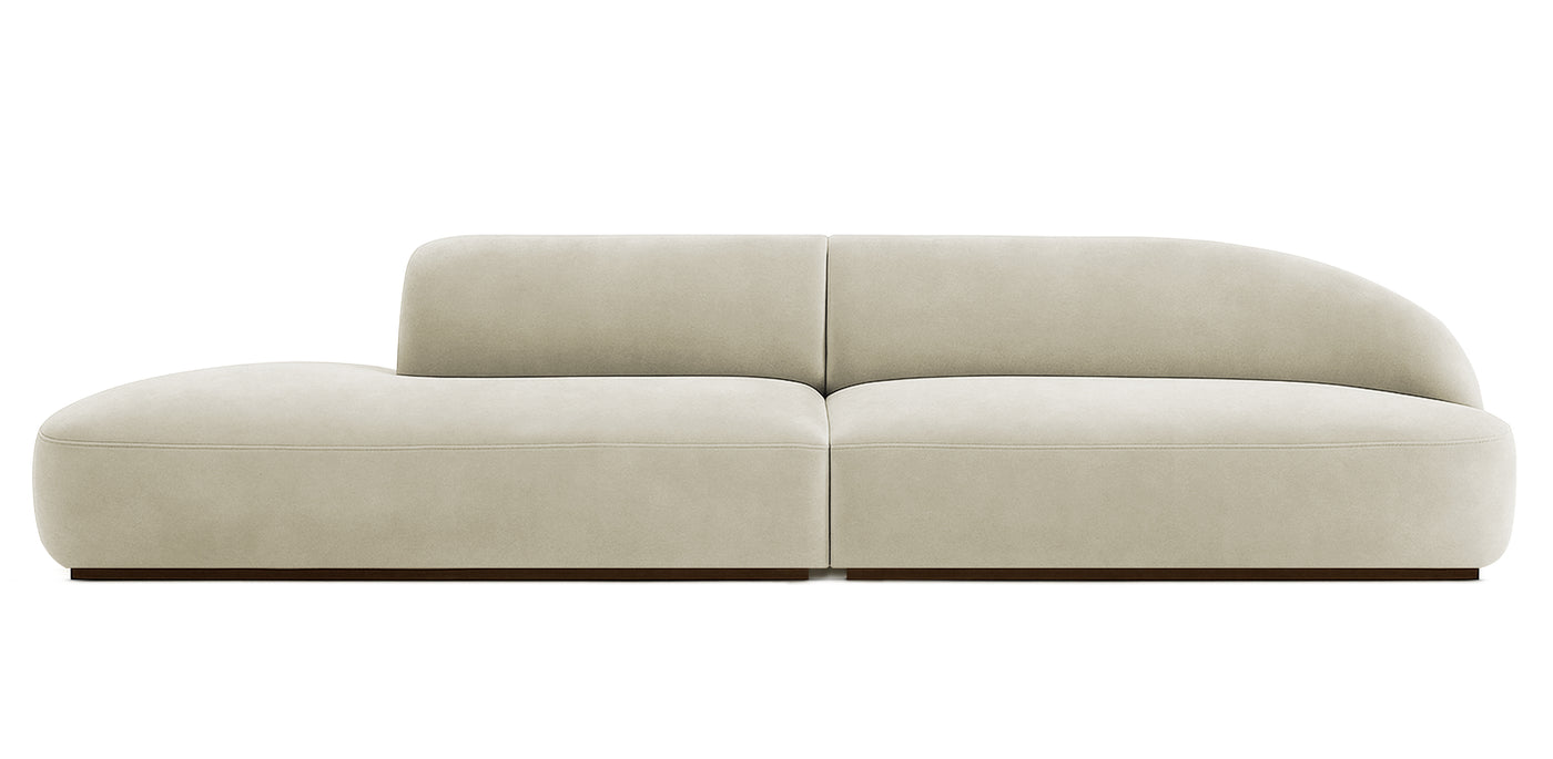 Linea Velvet 4 Seater Sofa