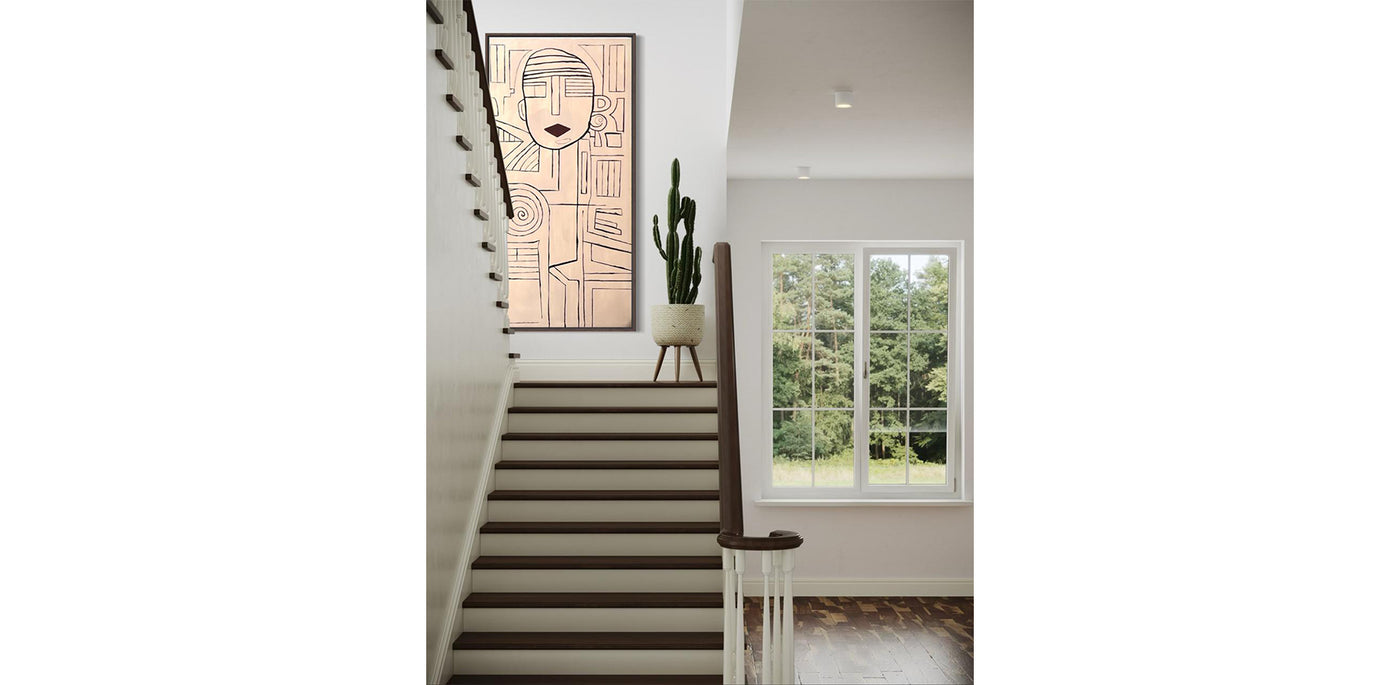 Burgundy Lady Artwork