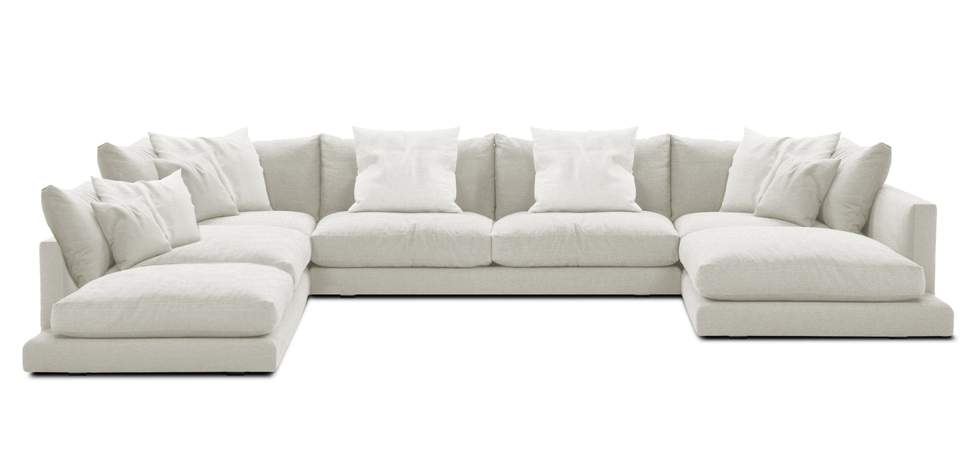 Mainland 386 Linen U-shape Sofa