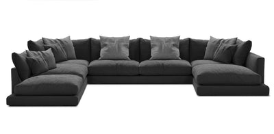 Mainland 386 Linen U-shape Sofa