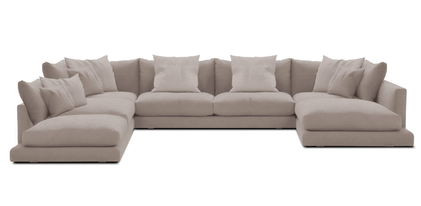 Mainland 386 Velvet U-shape Sofa