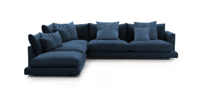 Mainland Large Velvet L-shape Sofa