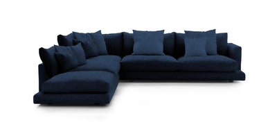 Mainland Large Velvet L-shape Sofa