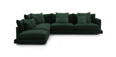 Mainland Large Velvet L-shape Sofa