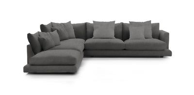 Mainland Large Velvet L-shape Sofa