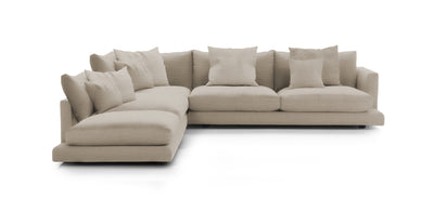 Mainland Large Linen L-shape Sofa