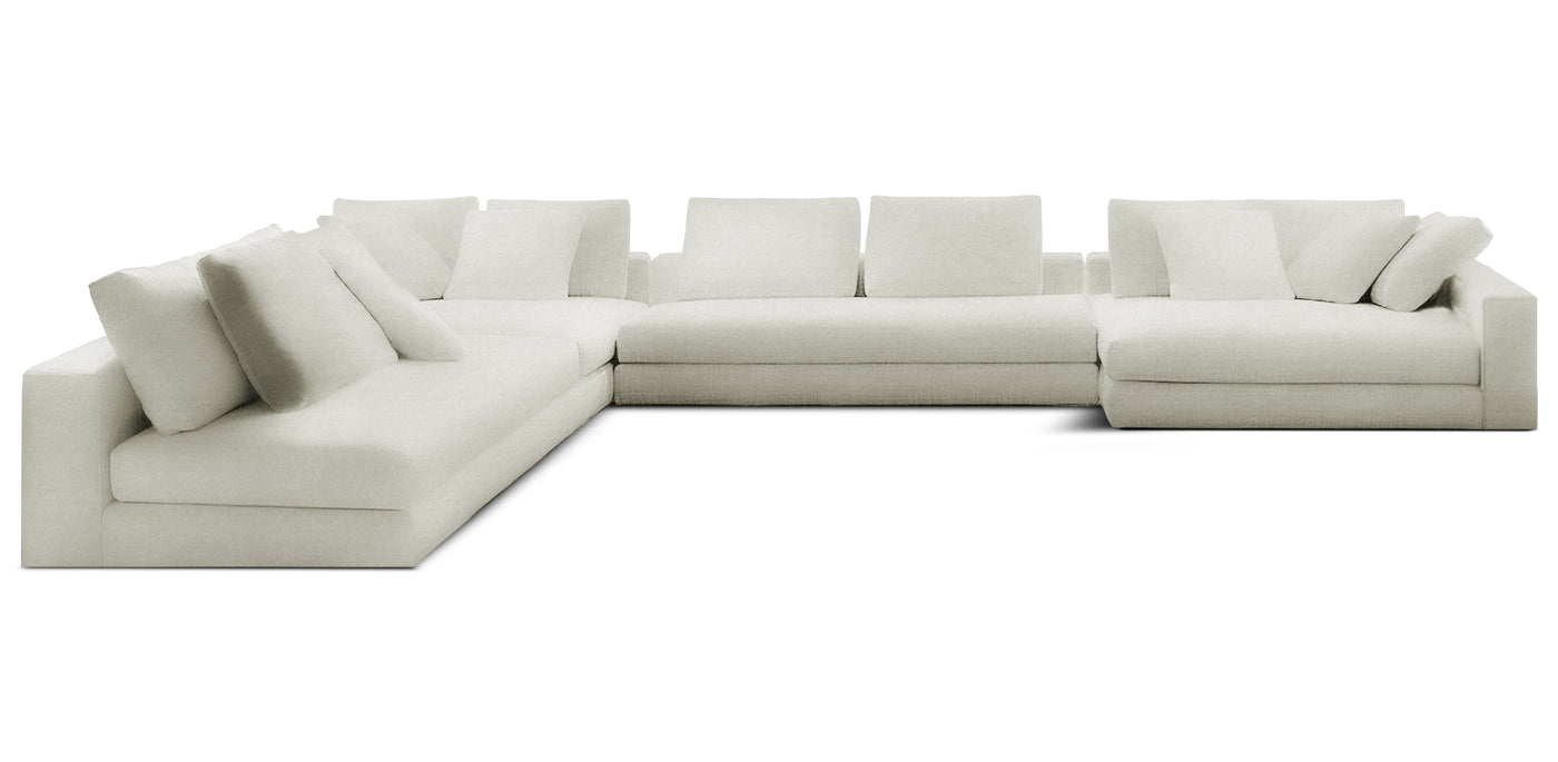 Manhattan 425 Velvet U-shape Sofa