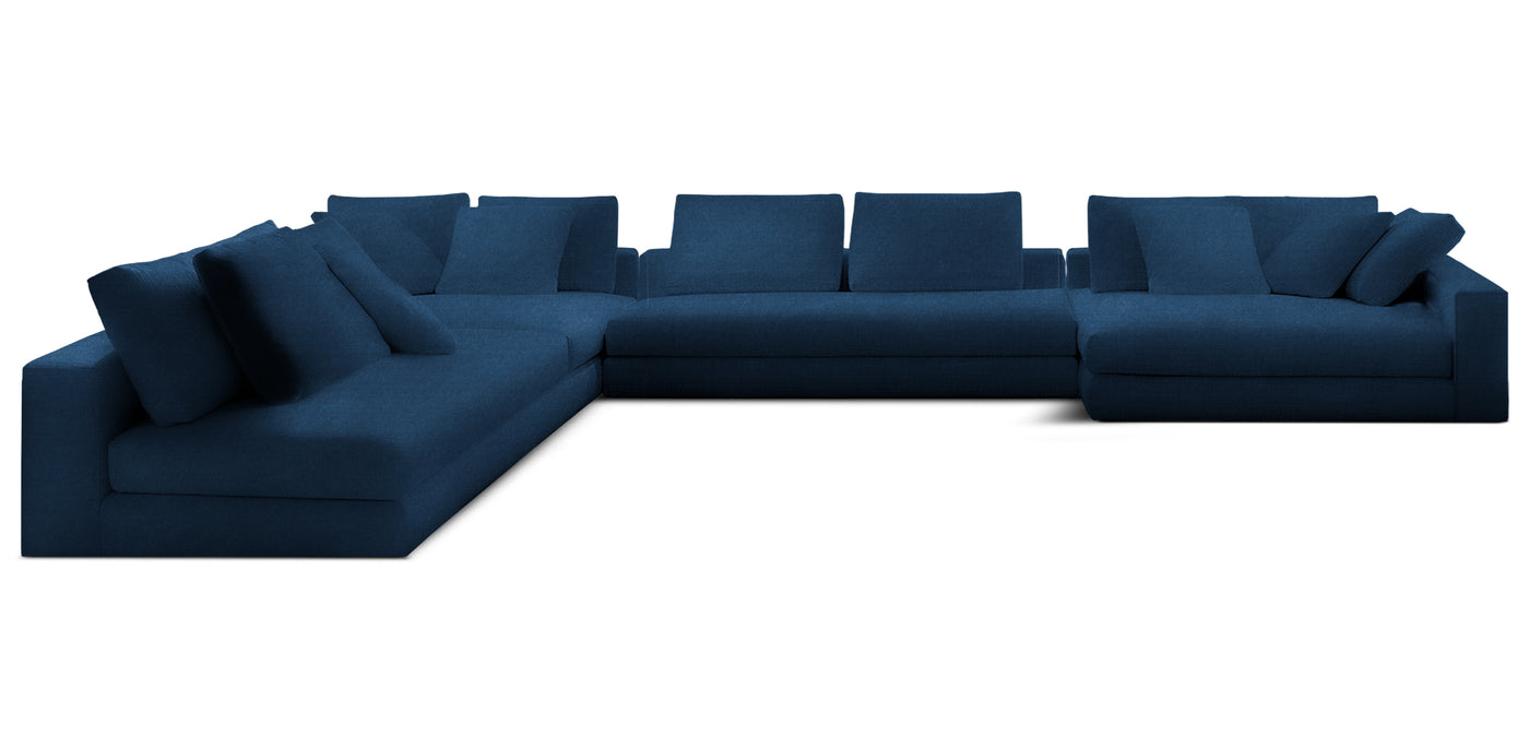 Manhattan 425 Velvet U-shape Sofa