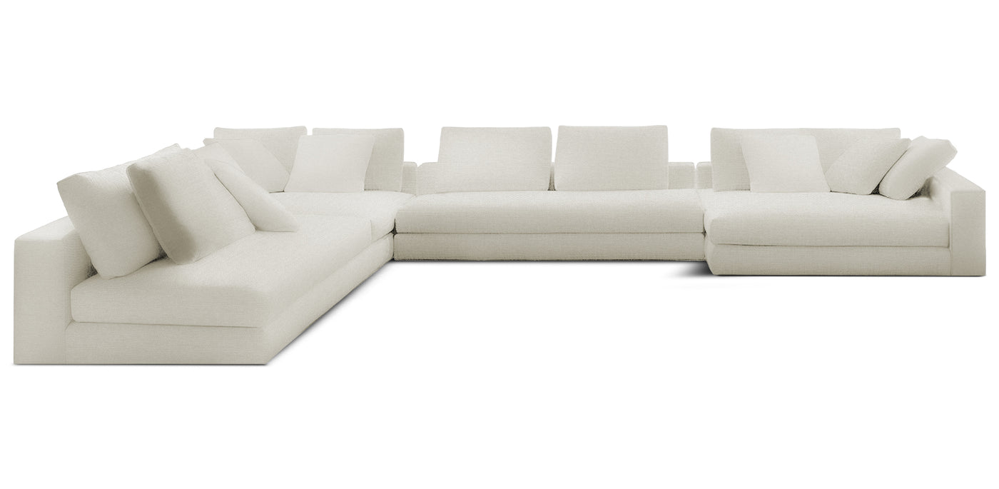 Manhattan 425 Linen U-shape Sofa