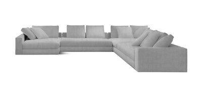 Manhattan 343 Velvet U-shape Sofa