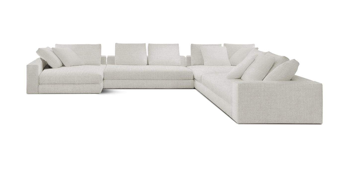 Manhattan 343 Linen U-shape Sofa