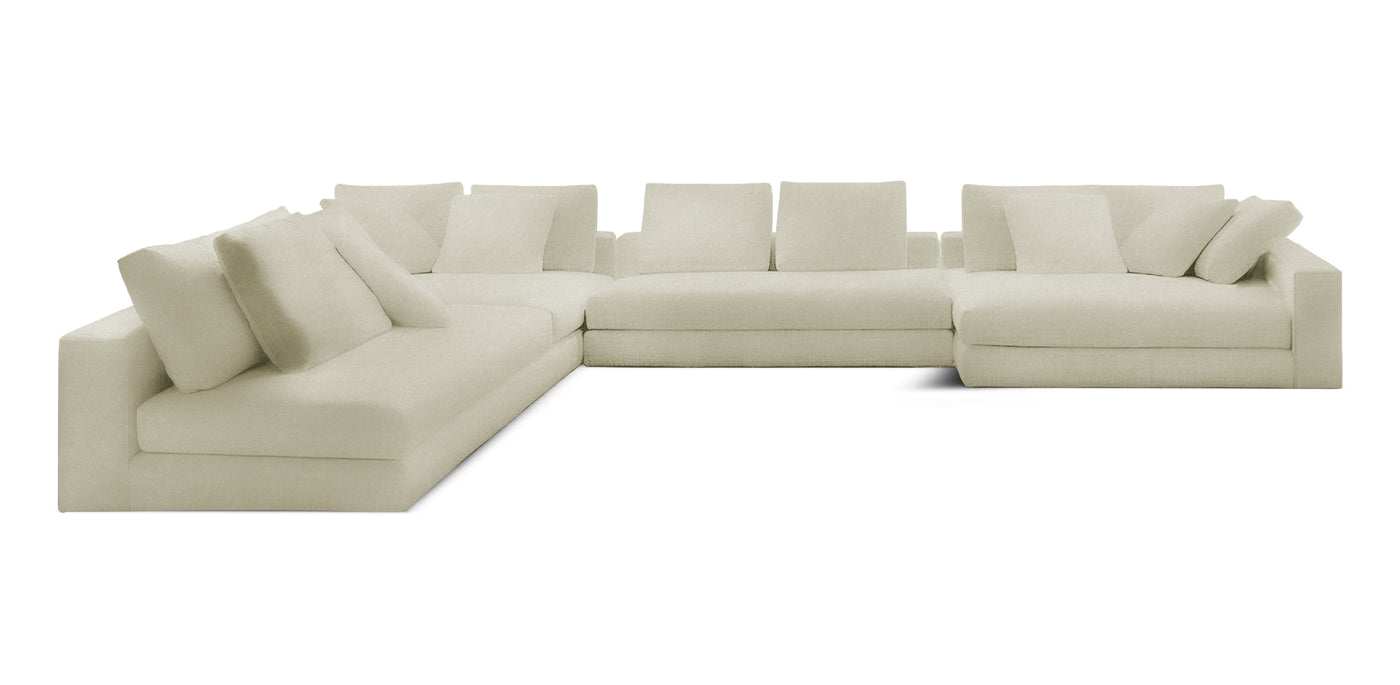 Manhattan 396 Velvet U-shape Sofa