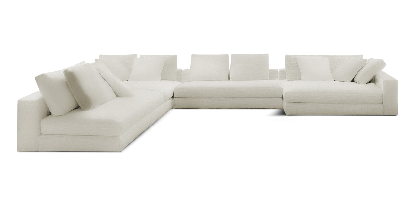 Manhattan 396 Linen U-shape Sofa