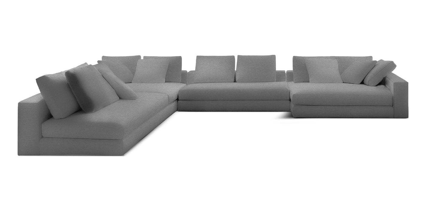 Manhattan 396 Linen U-shape Sofa