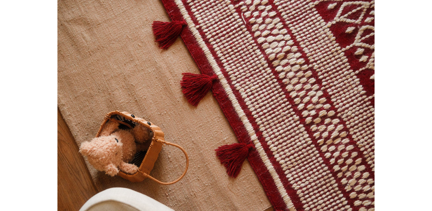 Marrakech Rug - Burgundy