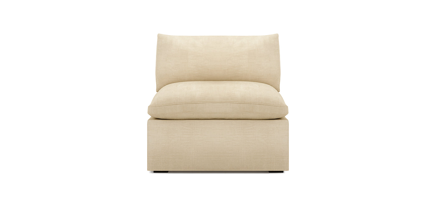 Mellow Linen Armless Chair