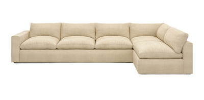 Mellow 286 Large Linen L Shape Sofa