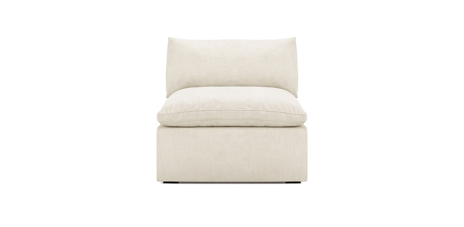 Mellow Linen Armless Chair – Belong