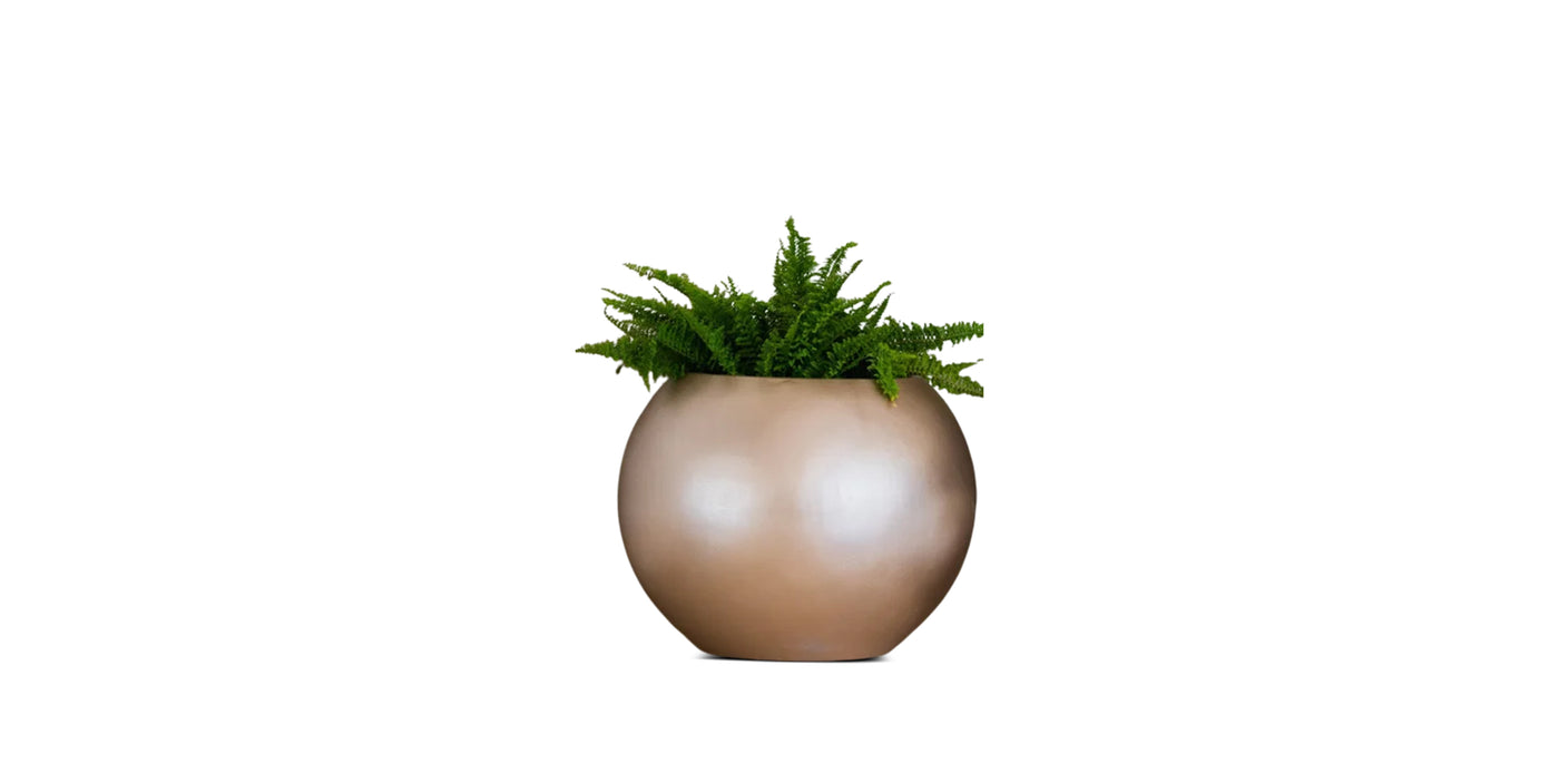 Metallic Round Pot