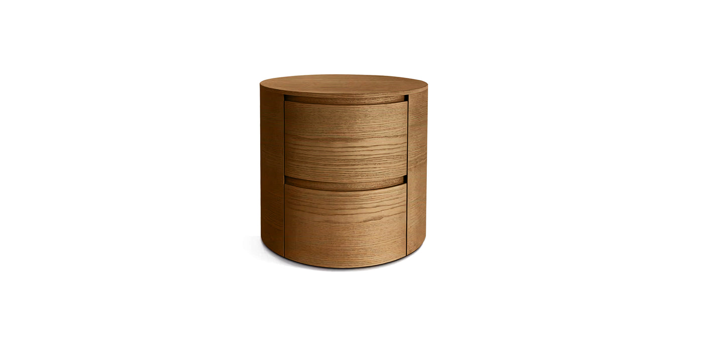 Moon Natural Veneer Night Table