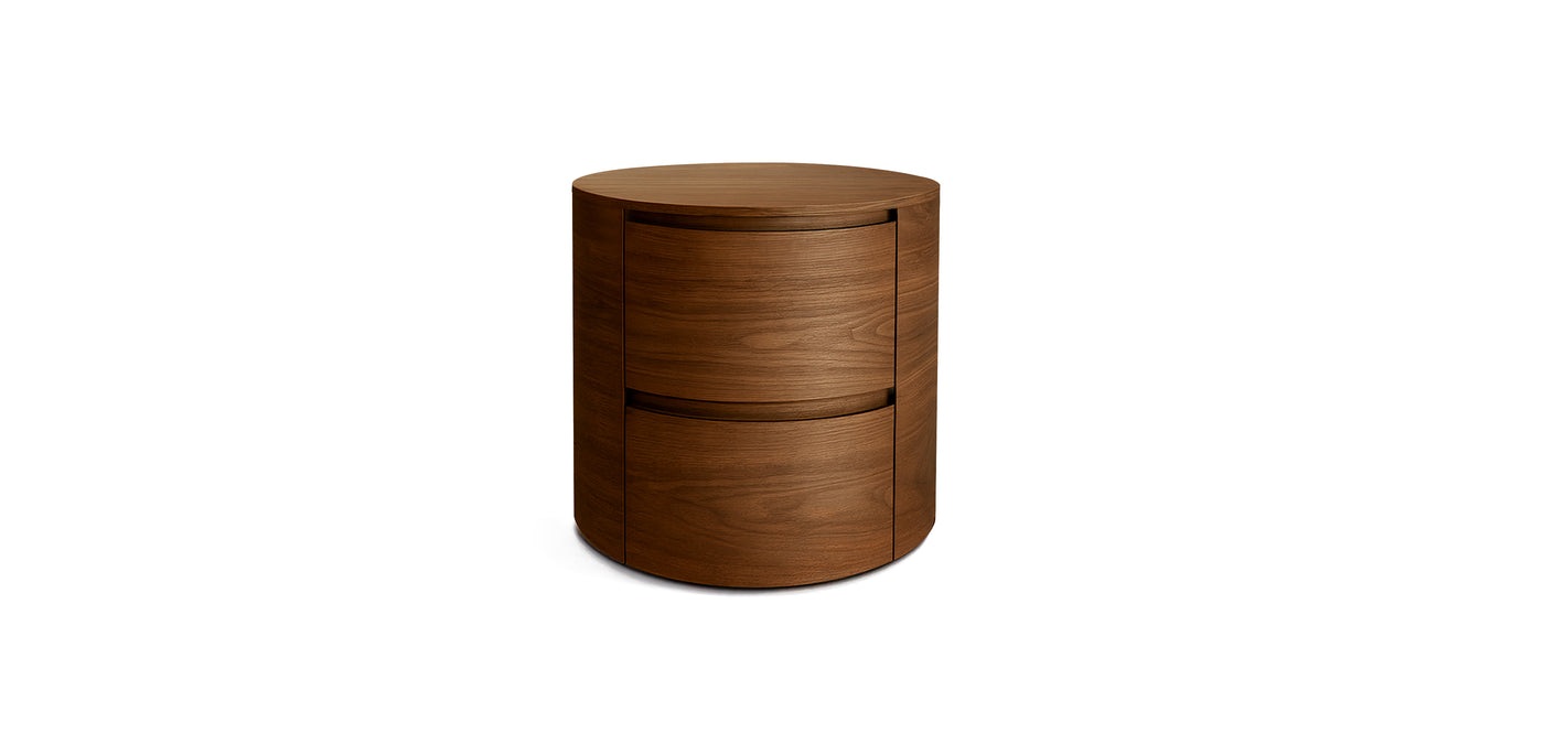 Moon Natural Veneer Night Table