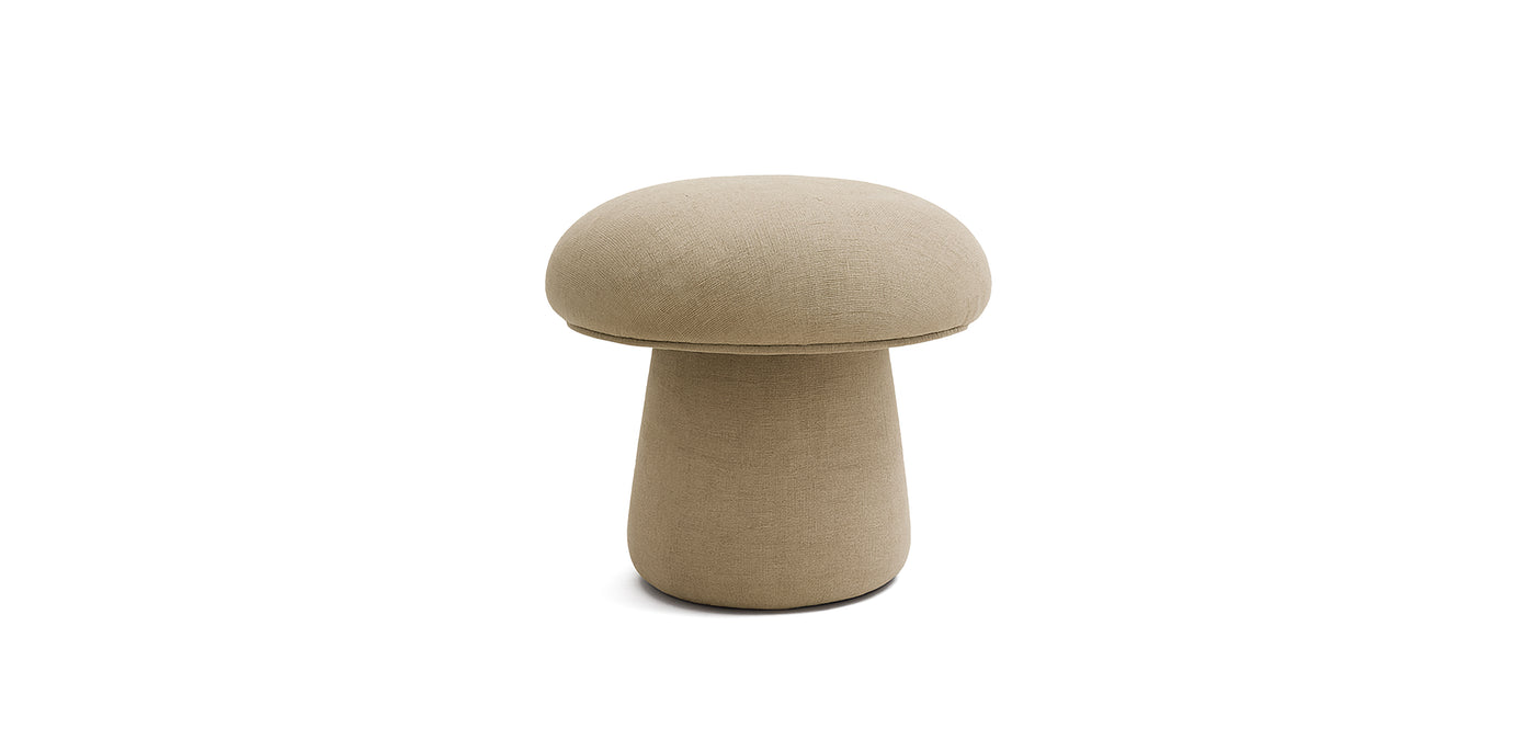 Murf Linen Pouf
