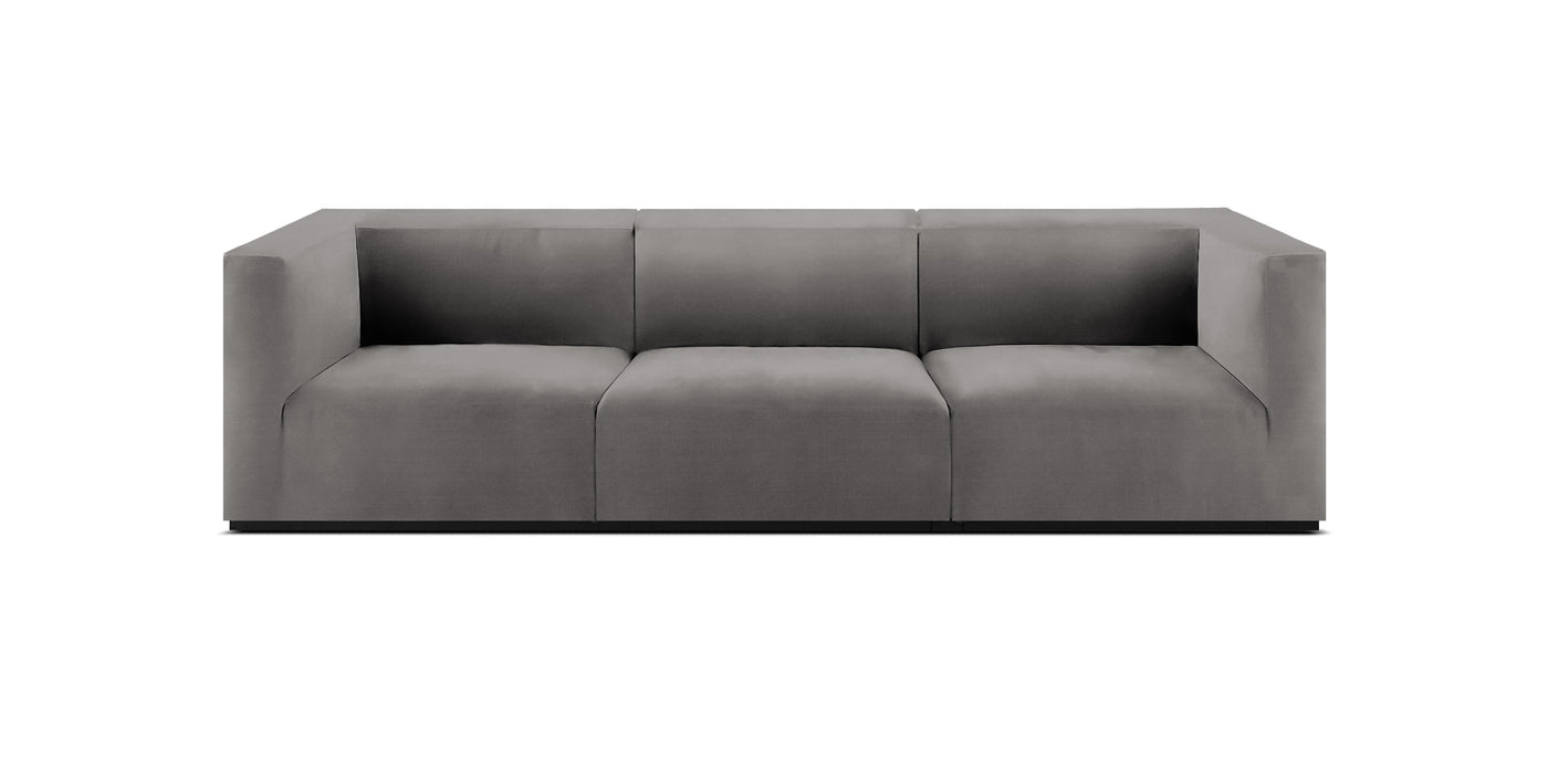 Myplace Velvet 3 Seater Sofa