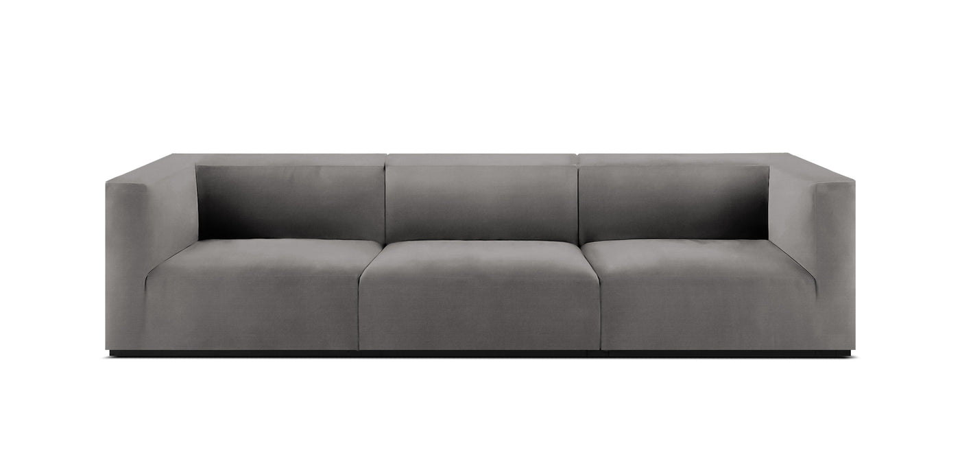 Myplace Velvet 3 Seater Sofa