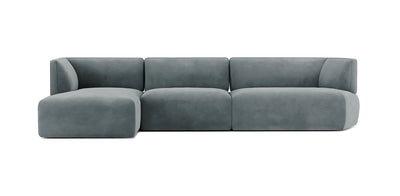 Nado Velvet L-Shape Sofa