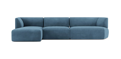 Nado Velvet L-Shape Sofa