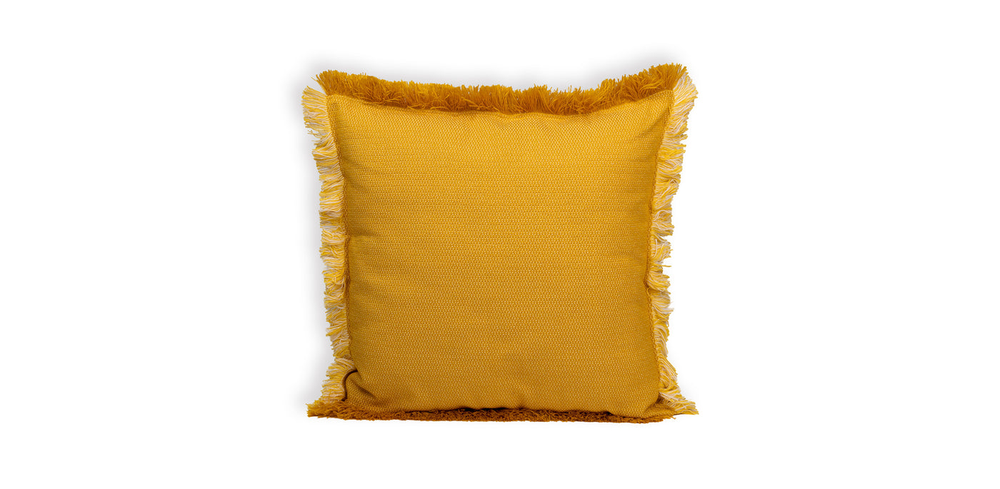 Twenty-One Tweed Frill Cushion