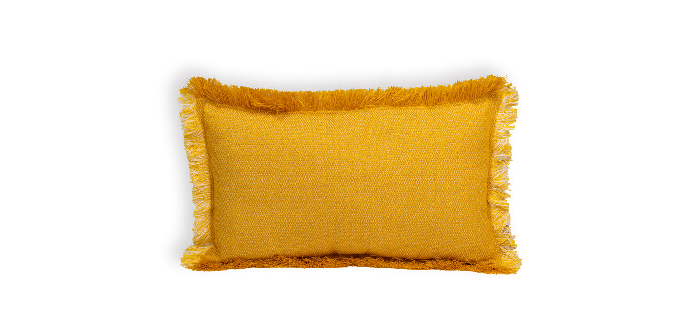 Twenty-One Tweed Frill Cushion