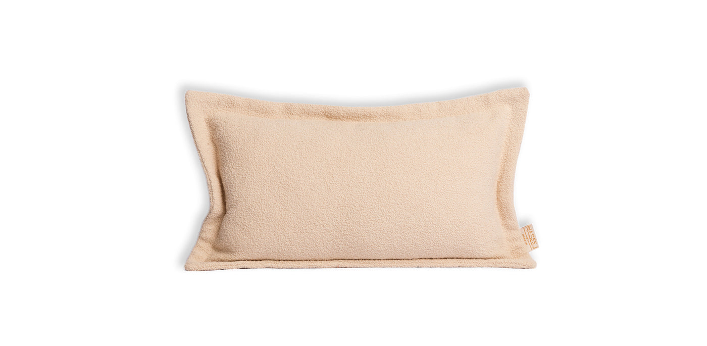 Bouclé Samosa Rectangular Cushion