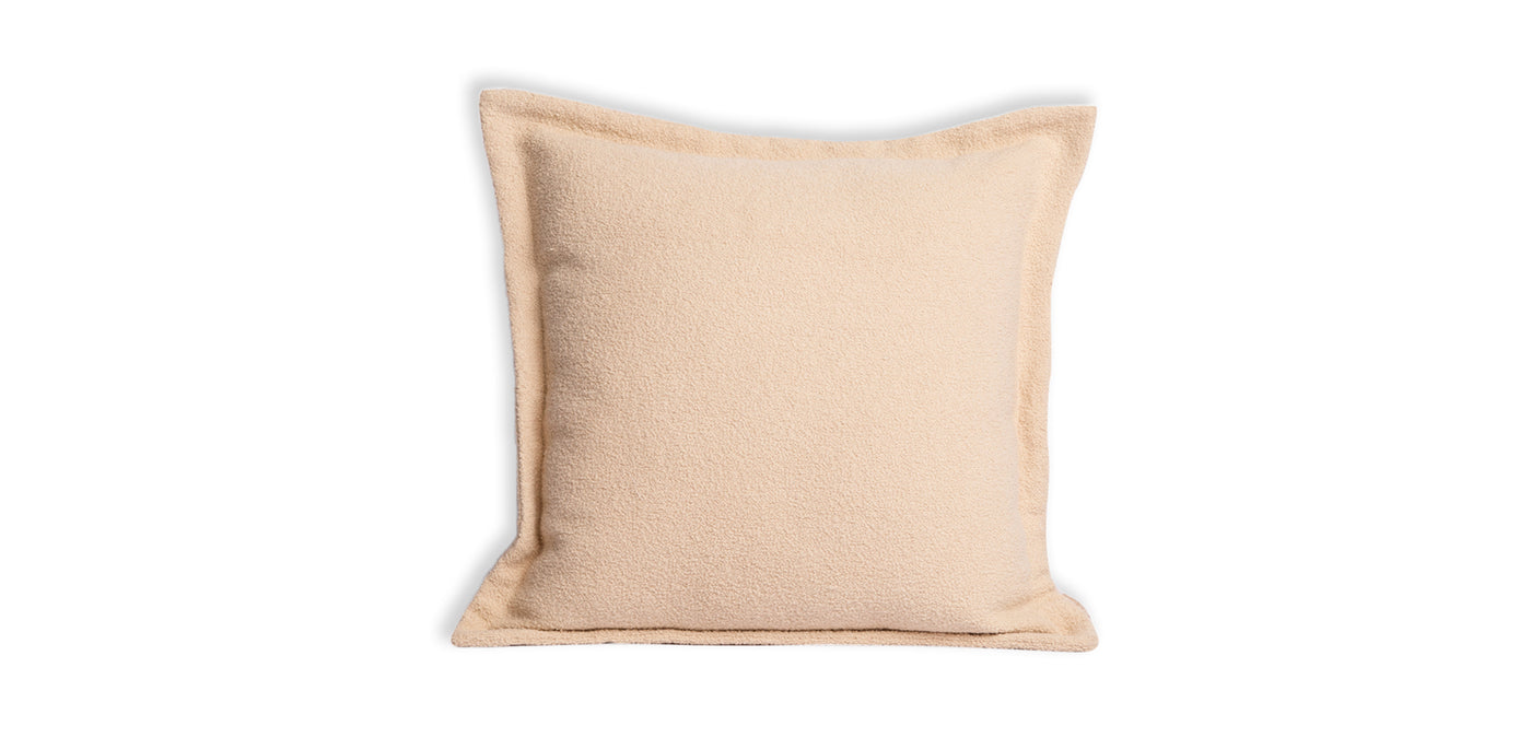 Bouclé Samosa Squared Cushion