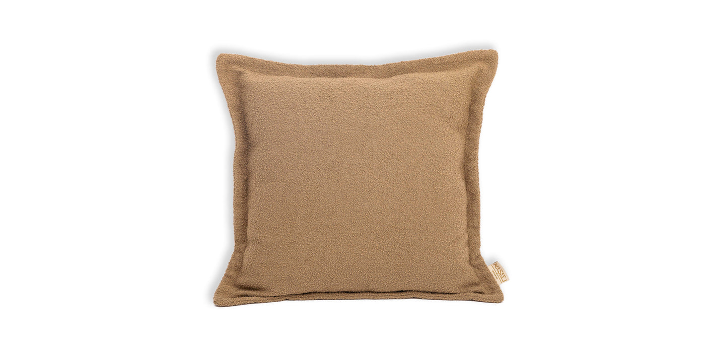 Bouclé Samosa Squared Cushion