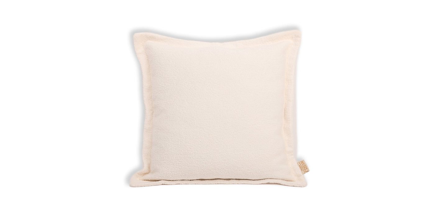 Bouclé Samosa Squared Cushion