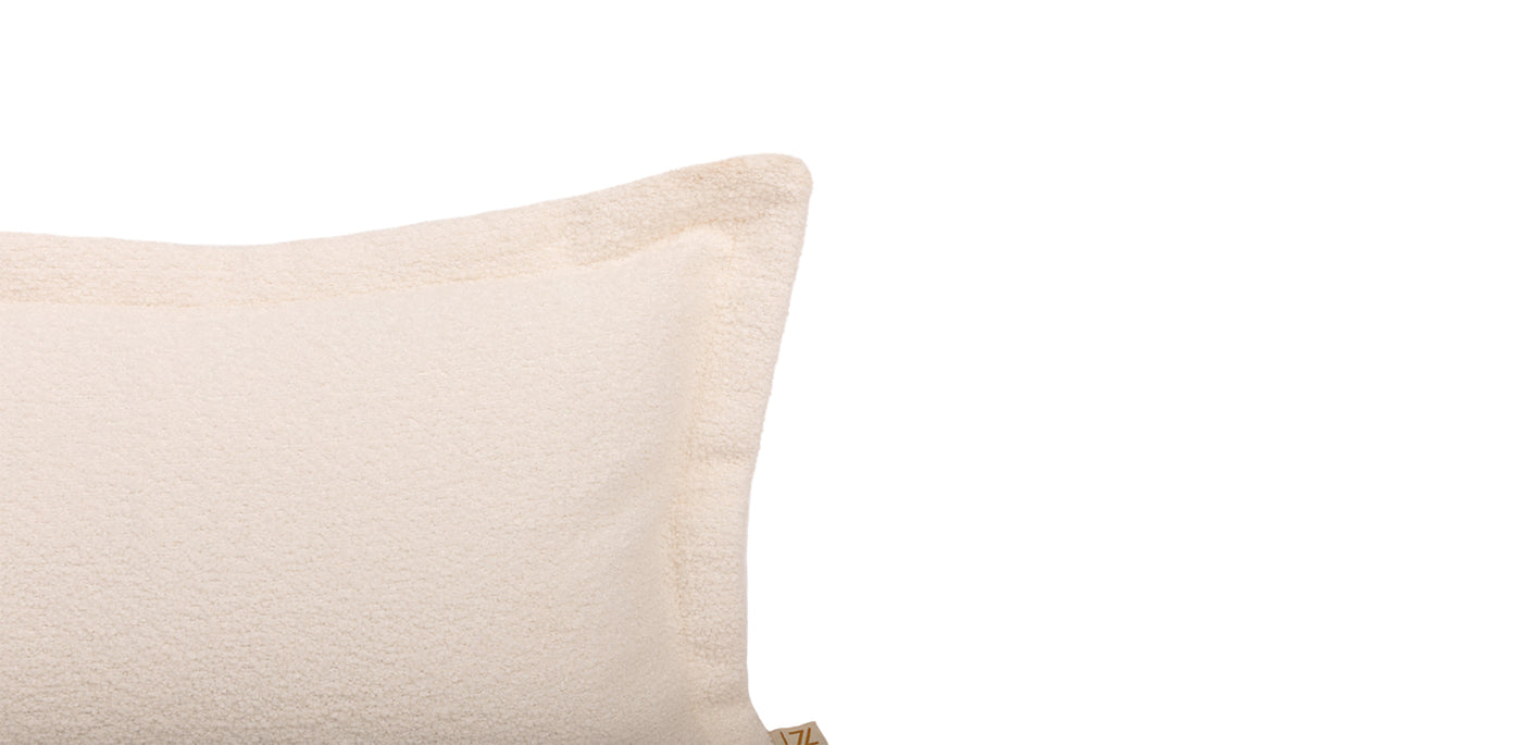 Bouclé Samosa Squared Cushion