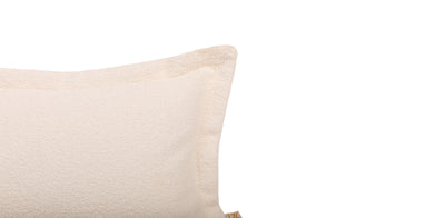 Bouclé Samosa Squared Cushion