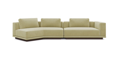 Nobu 359 Velvet Inclined Sofa