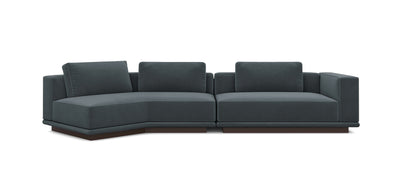 Nobu 359 Velvet Inclined Sofa